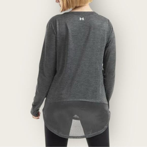Under Armour | Tech Vent Long Sleeve | Gray | Medium - Picture 3 of 14